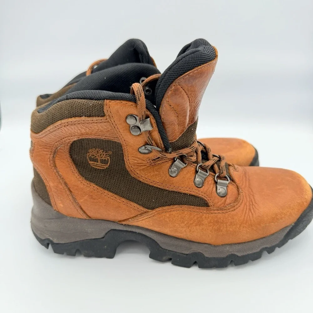 Timberland leather Hiking boots size 7.5 96302 ACT Moisture Manage Trail Walk